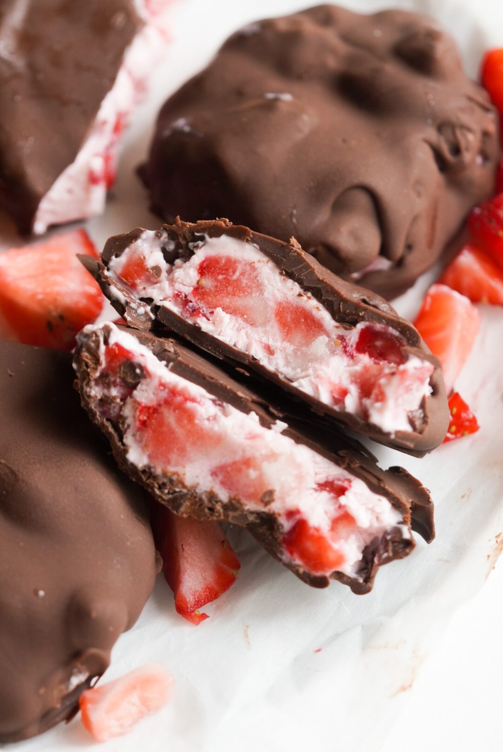 Chocolate Strawberry Yogurt Clusters (Viral Recipe!) - Wellness by Kay