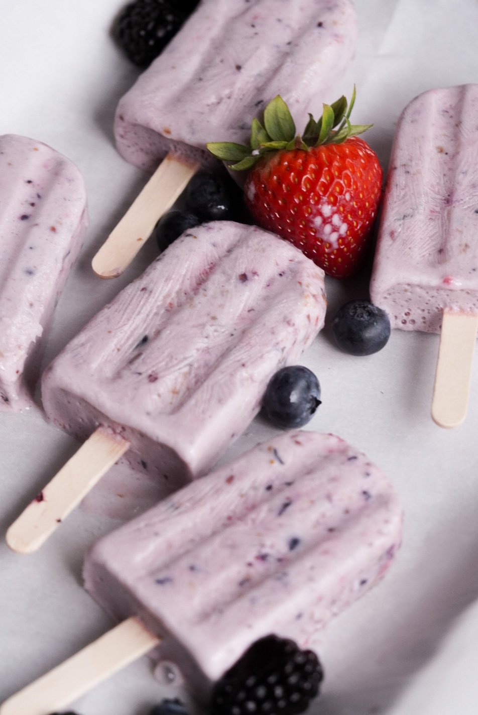 Berry Protein Popsicles (Easy & Healthy) - Wellness by Kay