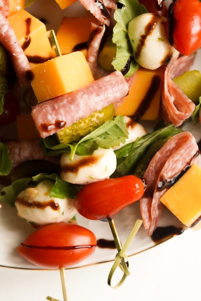 Charcuterie Skewers (Appetizer Kabobs!) - Wellness by Kay