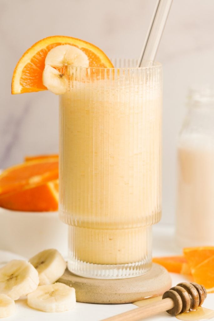 Orange Banana Smoothie Wellness by Kay