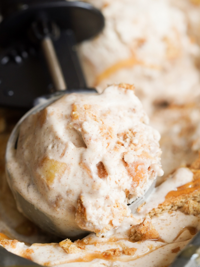 Caramel Apple Crisp Ice Cream Recipe