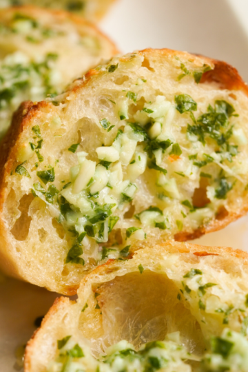 Garlic Bread Baguette Web Story Cover