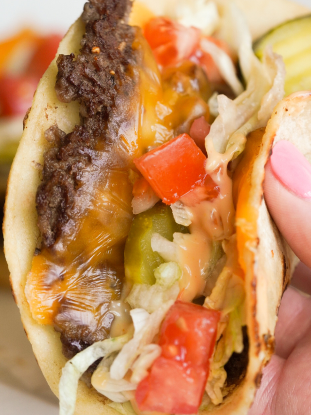 Viral Smash Burger Tacos Recipe