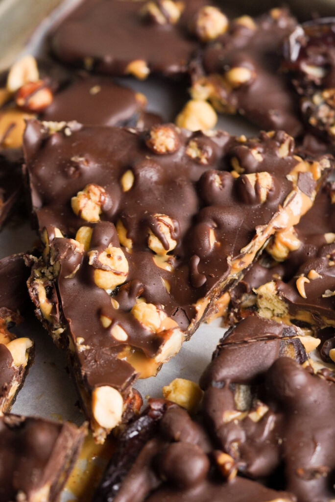 viral snickers bark