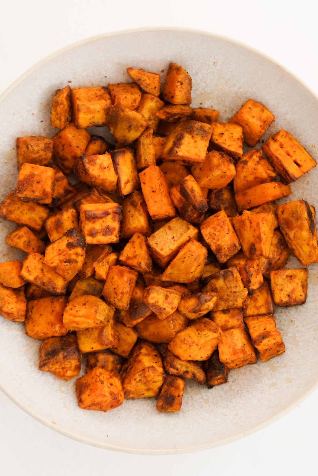 Air Fryer Sweet Potato Cubes (Quick & Easy Recipe!) - Wellness by Kay