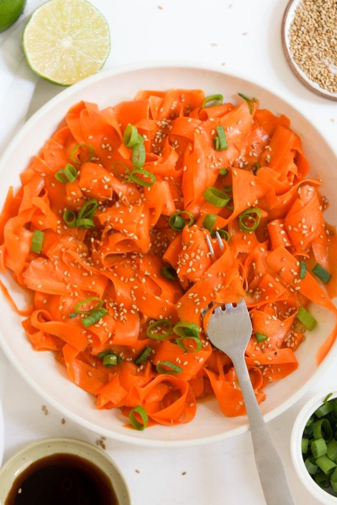 tiktok carrot salad