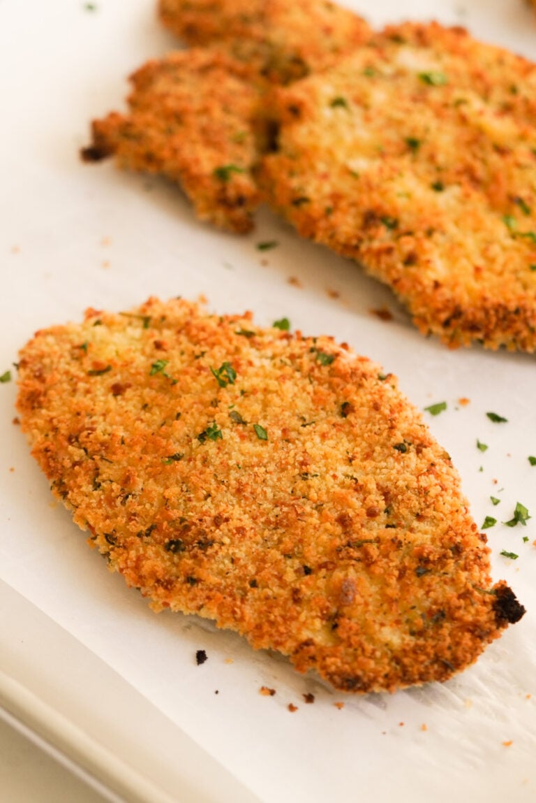 Easy Oven Baked Chicken Cutlets - Wellness by Kay