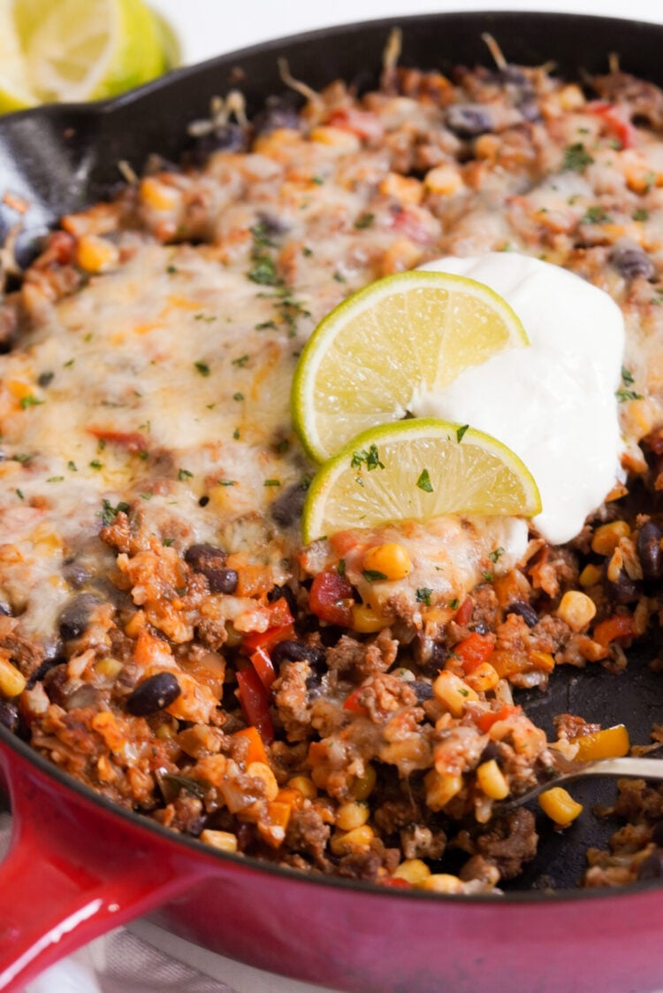 Mexican Beef & Rice Skillet - Wellness by Kay