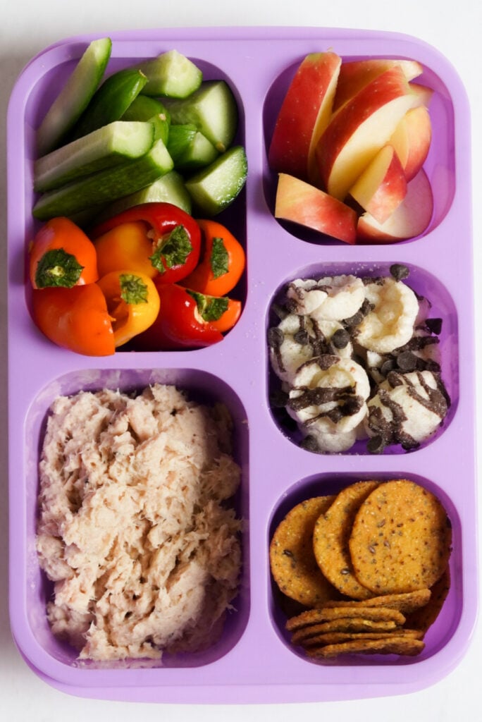 Adult lunchable in a bento box