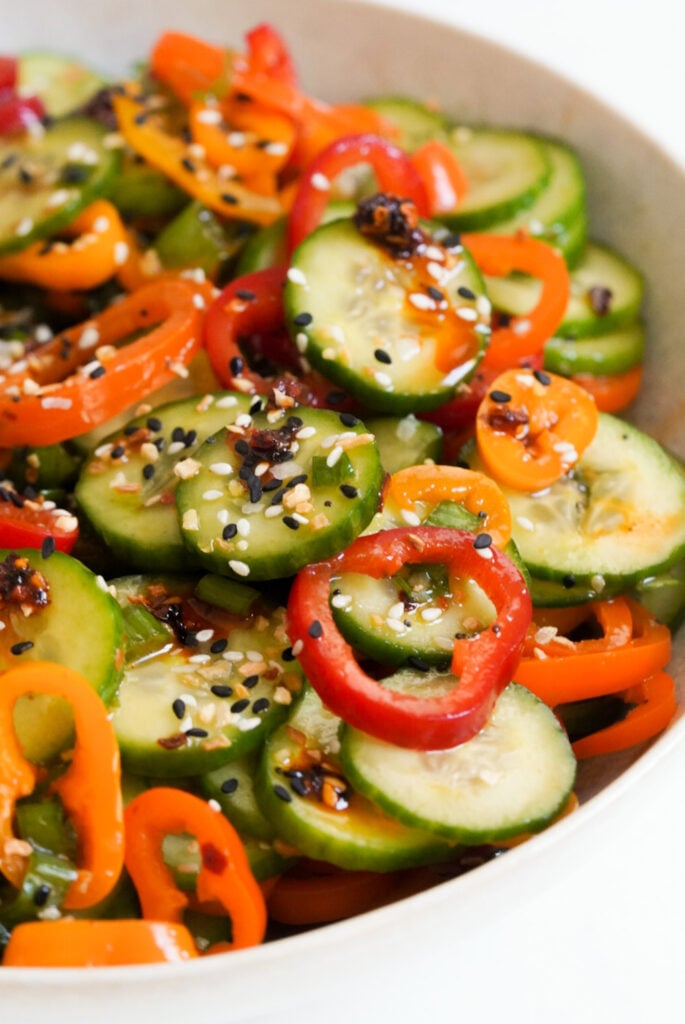 cucumber pepper salad